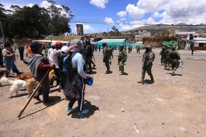 Las protestas no cesan en provincias de la sierra del Ecuador.