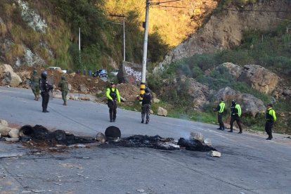 El paro nacional se intensifica en la provincia dle Azuay.