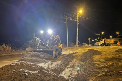 La prefectura asegura que la maquinaria no fue utilizada en los bloqueos viales reportados en la ciudad