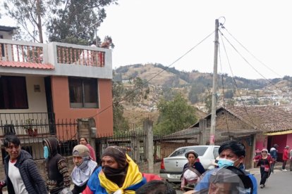 La Conaie hizo públicas imágenes de los heridos en Guaranda.