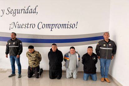 Tres de los detenidos registran antecedentes penales.