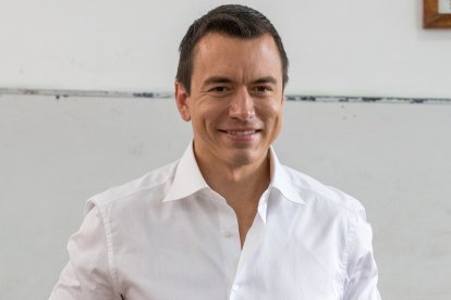 Daniel Noboa hizo un pronunciamiento este domingo 5 de octubre de 2025.