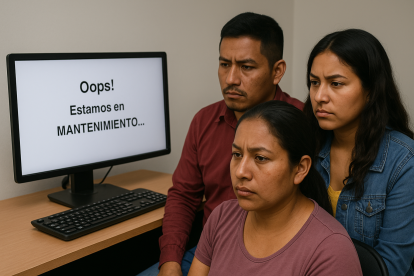 La página se muestra en mantenimiento desde hace varias horas.