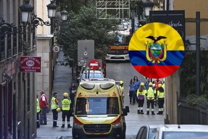 El derrumbe del edificio en obra ocurrió el 7 de octubre de 2025 en el centro de Madrid, España.