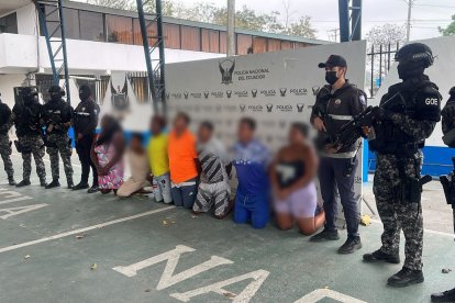 Los detenidos serían parte de grupos de delincuencia organizada.