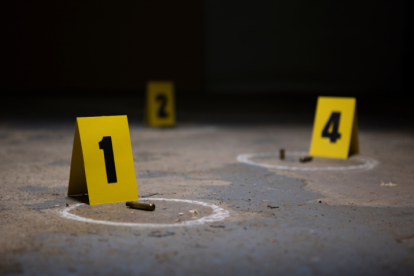 En en lugar se hallaron indicios balísticos.