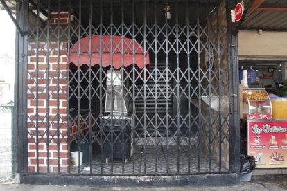 El local del crimen, en Chongón.