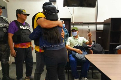 En Quevedo hubo momentos de alegría por la aparición de dos personas secuestradas.