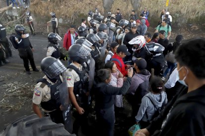 Las paralizaciones se han concentrado en el norte de Pichincha y en Imbabura.