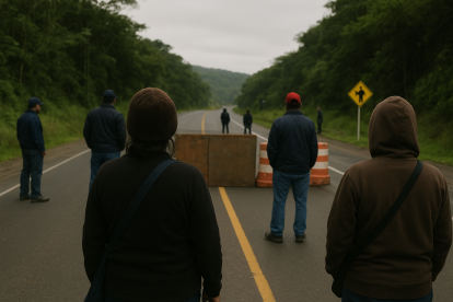 Vías de Ecuador están bloqueadas hoy, 13 de octubre de 2025.