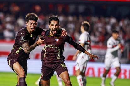 El delantero colombiano Jeison Medina es una de las referencias en el ataque de Liga de Quito.