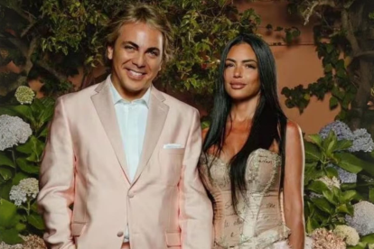 Cristian Castro y su novia Mariela Sánchez