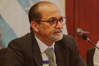 El gobernador del Guayas, Humberto Plaza Argüello.