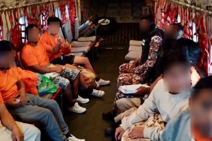 Los comuneros procesados fueron reubicados en la cárcel de Ibarra.