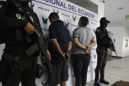 Los antisociales fueron capturados en la Isla Trinitaria, sur de Guayaquil