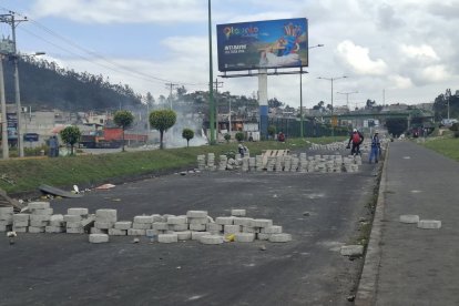 Los cierres viales en Imbabura continuarán tras la ruptura del diálogo.