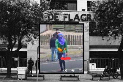 Arreaga fue detenido por supuestamente lanzar artefactos incendiarios caseros.