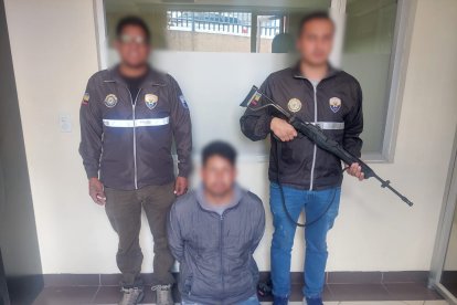 El hombre fue detenido en el norte de Quito luego de labores investigativas.