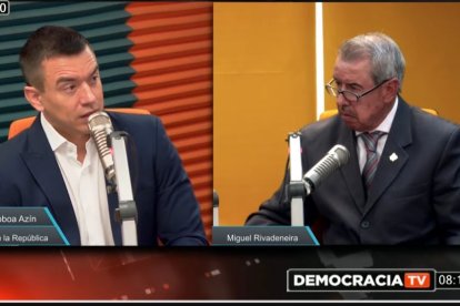 El presidente Daniel Noboa habló sobre el paro y más puntos.