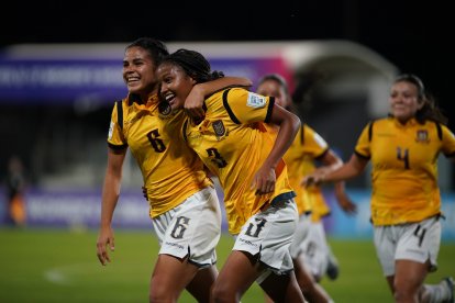 Maite Zambrano hizo el segundo gol de Ecuador.
