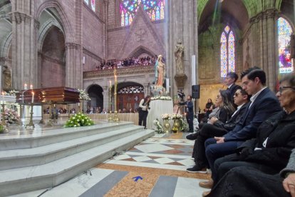 Se realizó una misa donde sus familiares, amigos y admiradores la despidieron.