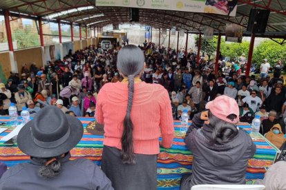 La Unorcac convocó a una gran marcha en Cotacachi, este jueves.
