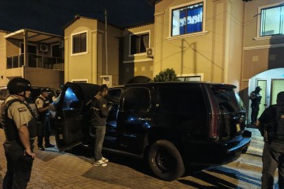 La Policía realizó el operativo en la urbanización La Joya, en La Aurora.