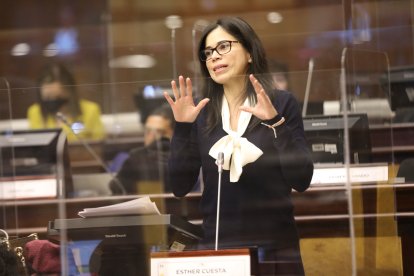 Esther Cuesta fue legisladora del correísmo.
