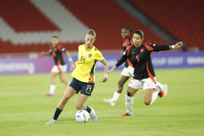 Ecuador y Colombia protagonizaron un intenso partido en Quito.