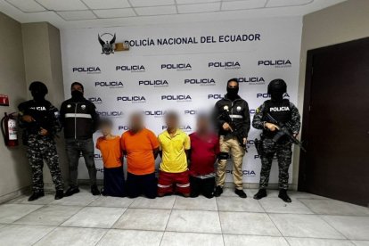 Los sospechosos fueron detenidos en Guayas, pero serían responsables de delitos en Los Ríos.