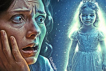 La niña fantasma vestía como princesa, gateaba velozmente y hasta tocaba el piano.