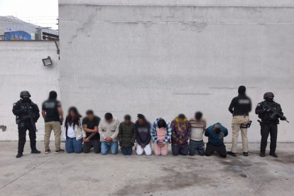 Las capturas se realizaron durante la madrugada de este miércoles 29 de octubre de 2025.