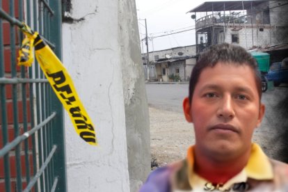 En este sector de Pascuales fue interceptada la camioneta en la que se trasladaban las víctimas.