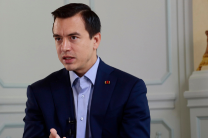 El presidente Daniel Noboa pedirá licencia para hacer campaña electoral.