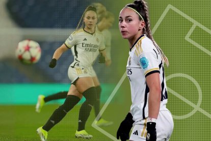 Athenea del Castillo famosa jugadora del Real Madrid y la selección de España.