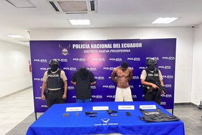 Los sujetos fueron encontrados en poder de armas de fuego.