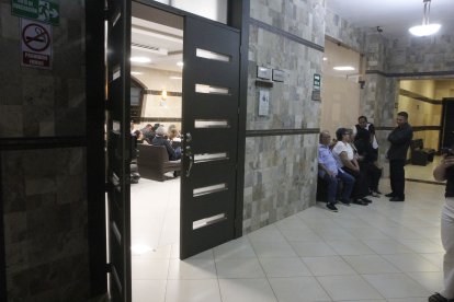 El velatorio se realizó en un camposanto del norte de Guayaquil.