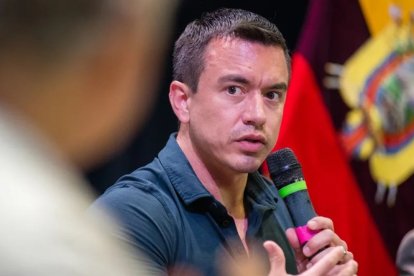 El presidente Daniel Noboa ha impulsado políticas para fortalecer la seguridad y combatir el narcotráfico.