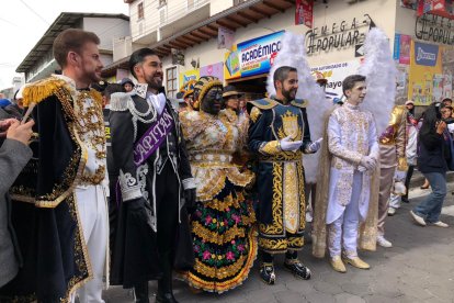 Estos son los trajes que luciran los personajes de la Mama Negra el 8 de noviembre.