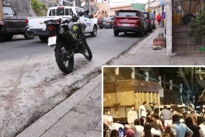 El hecho se produjo en una vereda contigua a un domicilio. Ciudadanos se aglomeraron en el sitio luego del hecho.