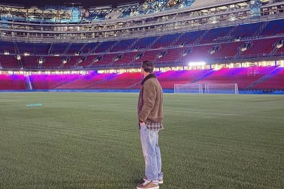 Lionel Messi de vuelta en el Camp Nou.