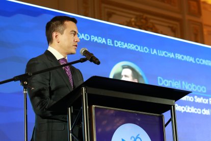 Daniel Noboa, presidente del Ecuador.
