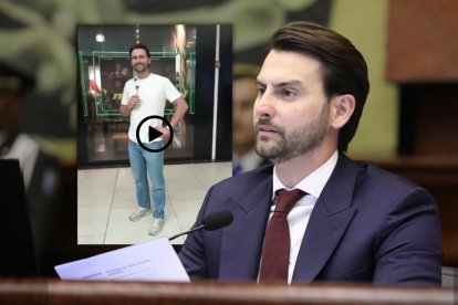 El presidente de la Asamblea no se ha pronunciado sobre el video que se ha vuelto viral en redes sociales.