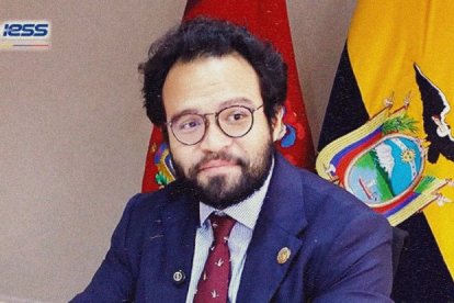 Edgar Lama, presidente del Consejo Directivo del IESS.