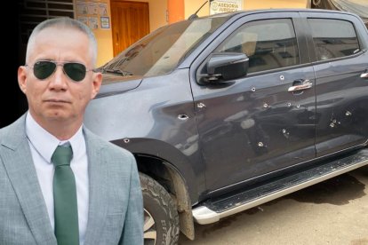 El alcalde de Balzar, Galo Meza, sobrevivió a un ataque armado.