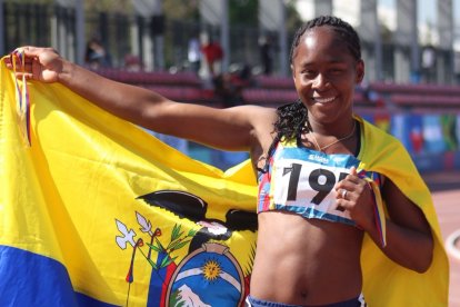 Mayerli Minda fue una de las representantes ecuatorianas en la histórica participación tricolor en los juegos Parapanamericanos de Santiago 2025.
