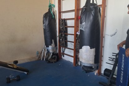 Polvo, implementos en desuso es lo que refleja el gimnasio de boxeo en Macas.