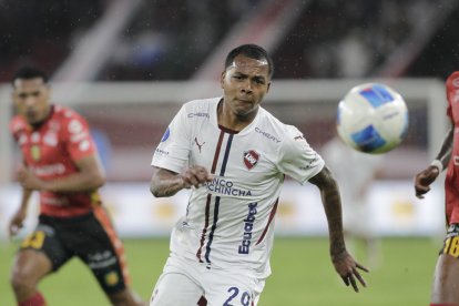 Bryan Ramírez, extremo de Liga de Quito.