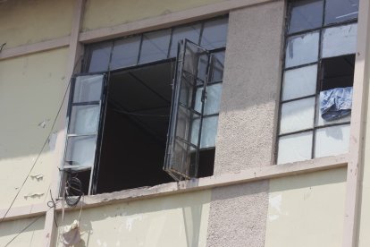 A este inmueble entraron los perpetradores del crimen.