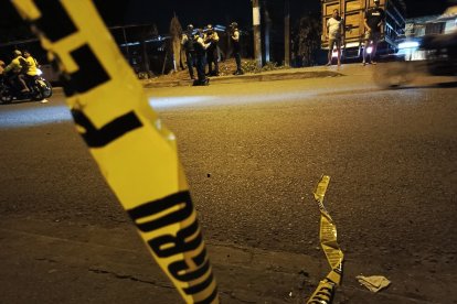Policías en El Empalme levantaron indicios para esclarecer los tres hechos violentos.